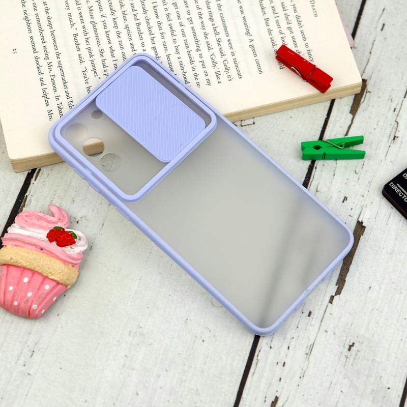 قاب PC مات محافظ لنز دار کشویی Samsung S21 Ultra