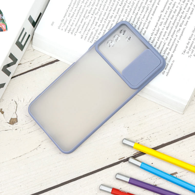 قاب PC مات محافظ لنز دار کشویی Xiaomi Poco M3