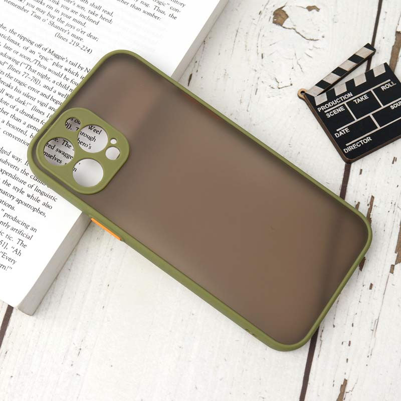 قاب PC مات محافظ لنز دار iPhone 12 Pro Max