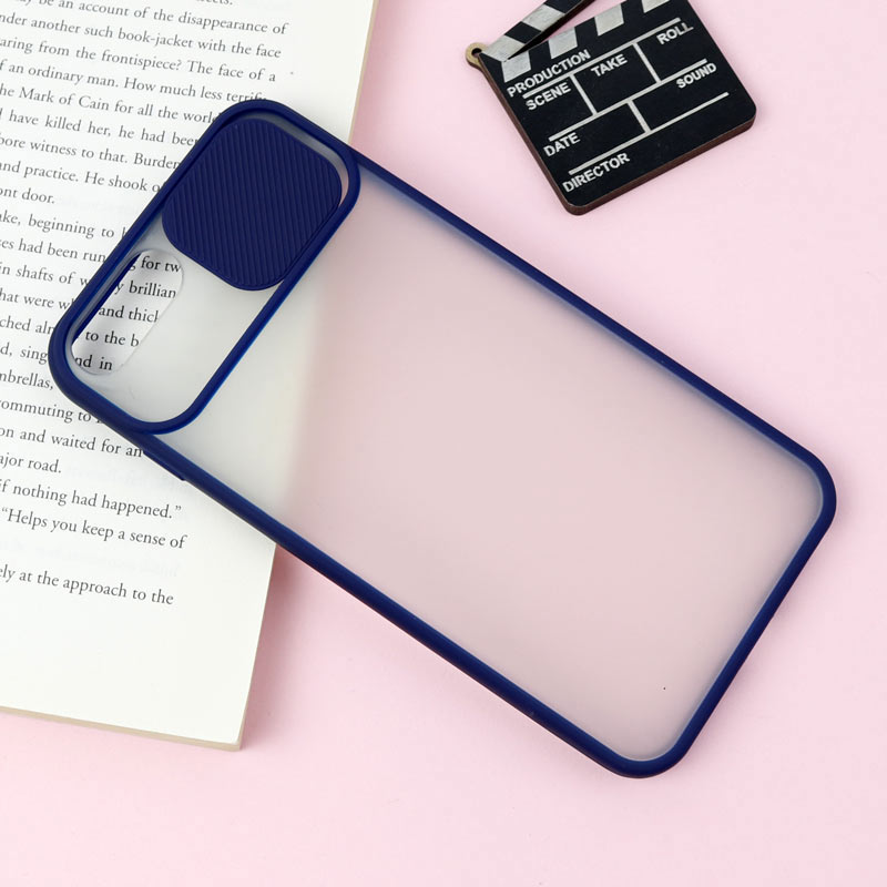 قاب PC مات محافظ لنز دار کشویی iPhone 7 Plus / 8 Plus