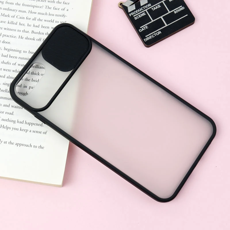 قاب PC مات محافظ لنز دار کشویی iPhone 7 Plus / 8 Plus