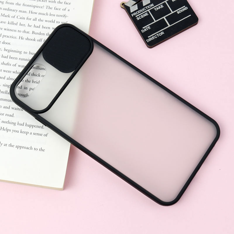 قاب PC مات محافظ لنز دار کشویی iPhone 7 Plus / 8 Plus