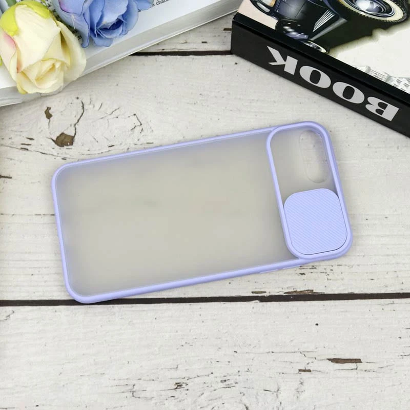 قاب PC مات محافظ لنز دار کشویی iPhone 7 Plus / 8 Plus