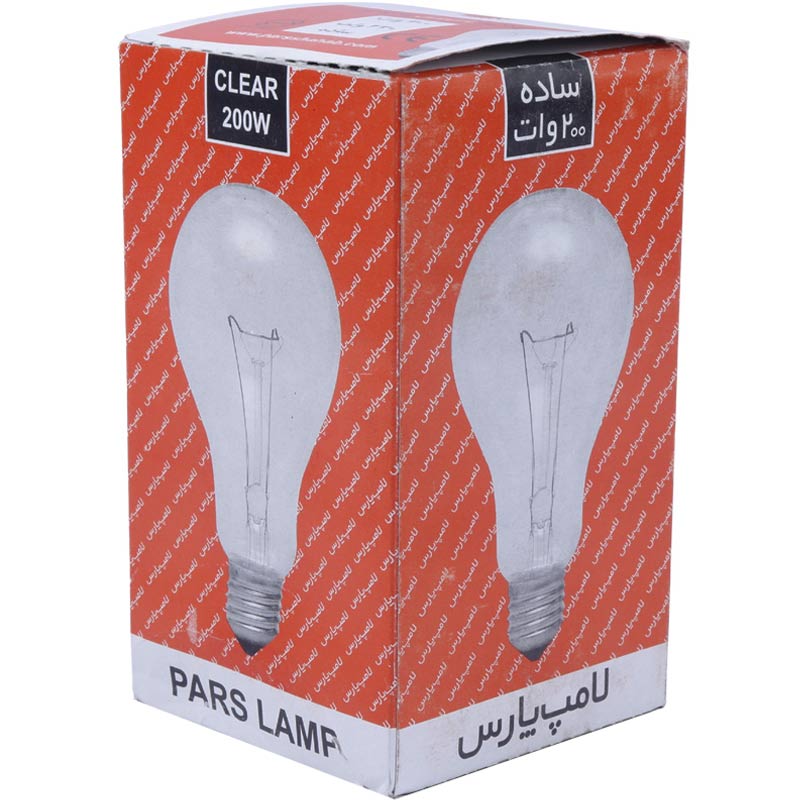 لامپ رشته ای پارس شهاب Pars Shahab E27 200W
