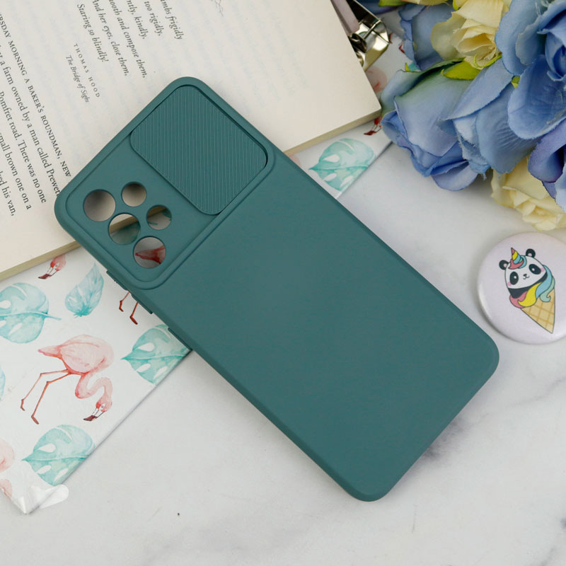 قاب سیلیکونی محافظ لنزدار کشویی سامسونگ A32 4G