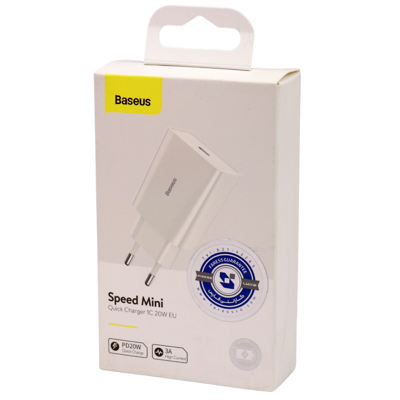 کلگی فست شارژ Baseus CCFS-SN 3A QC3.0 PD 20W Type-C
