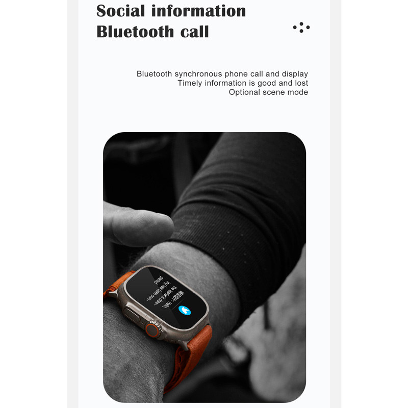 ساعت هوشمند Watch 8 KD99 Ultra 49mm