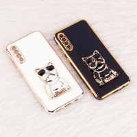 قاب براق My Case استند طرح سگ محافظ لنزدار Samsung Galaxy A30s / A50s