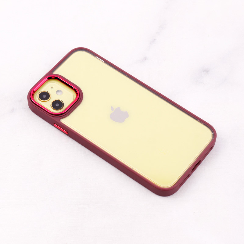 قاب PC شفاف متال ایرون iPhone 11