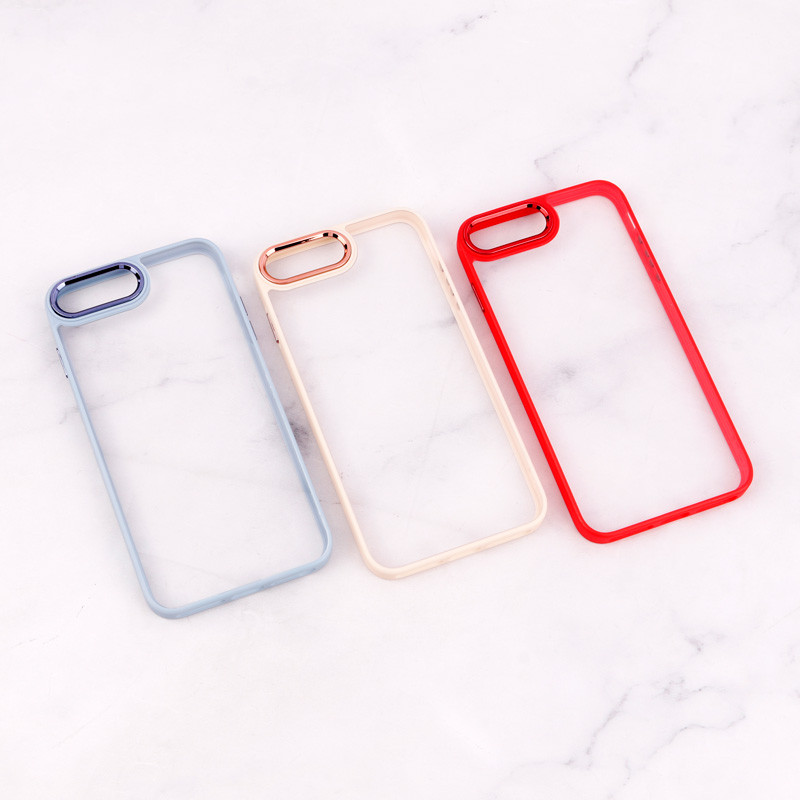 قاب PC شفاف متال ایرون iPhone 7 Plus / 8 Plus
