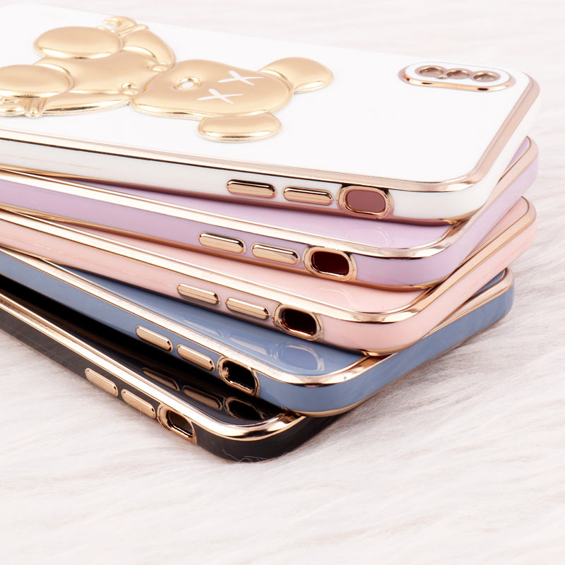 قاب My Case Power Bear محافظ لنزدار iPhone X