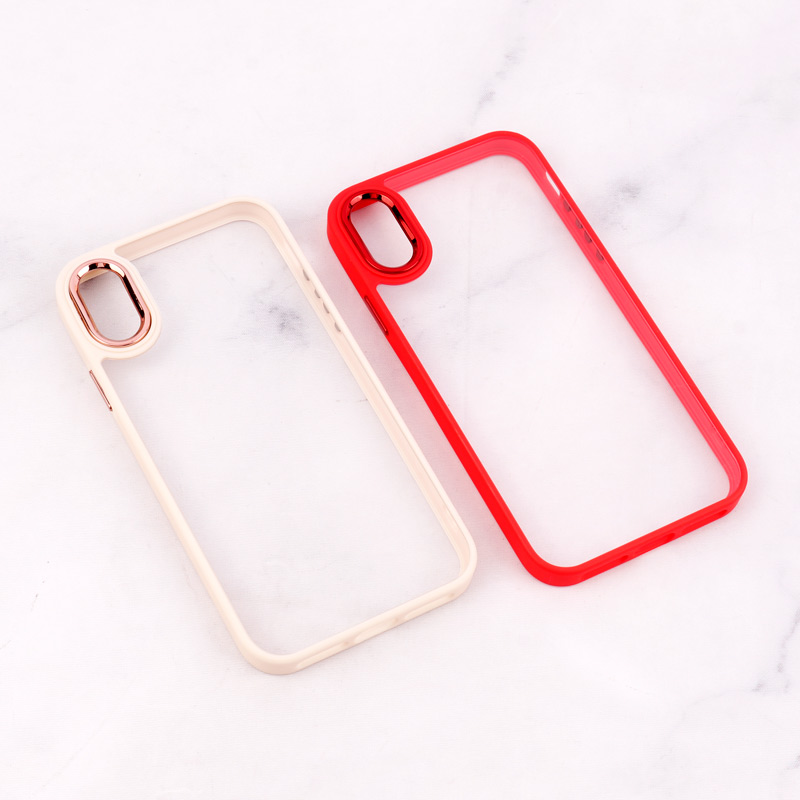 قاب PC شفاف متال ایرون iPhone X