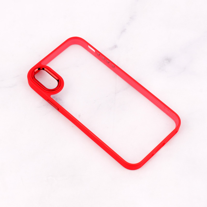 قاب PC شفاف متال ایرون iPhone X
