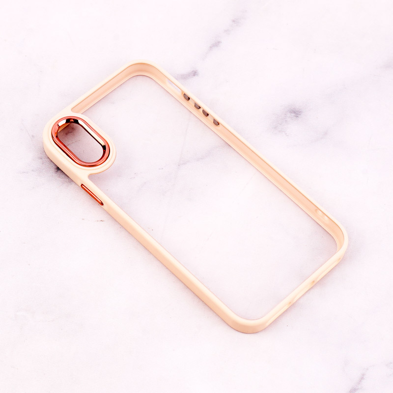قاب PC شفاف متال ایرون iPhone X