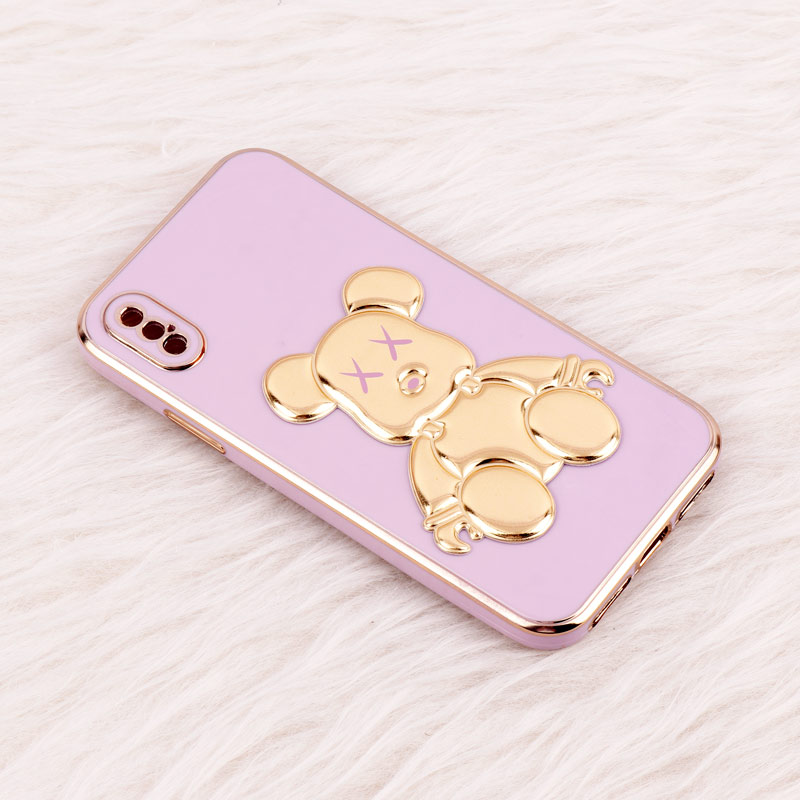 قاب My Case Power Bear محافظ لنزدار iPhone X