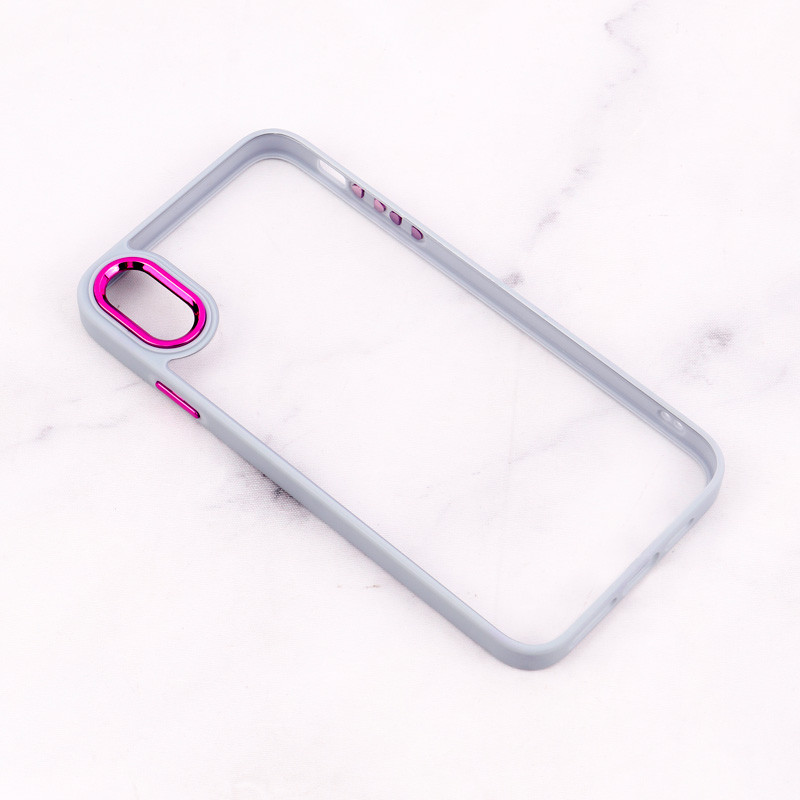 قاب PC شفاف متال ایرون iPhone XS Max