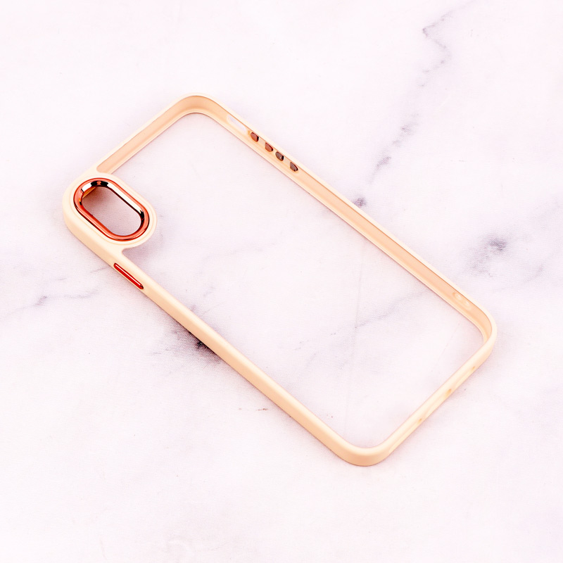 قاب PC شفاف متال ایرون iPhone XS Max
