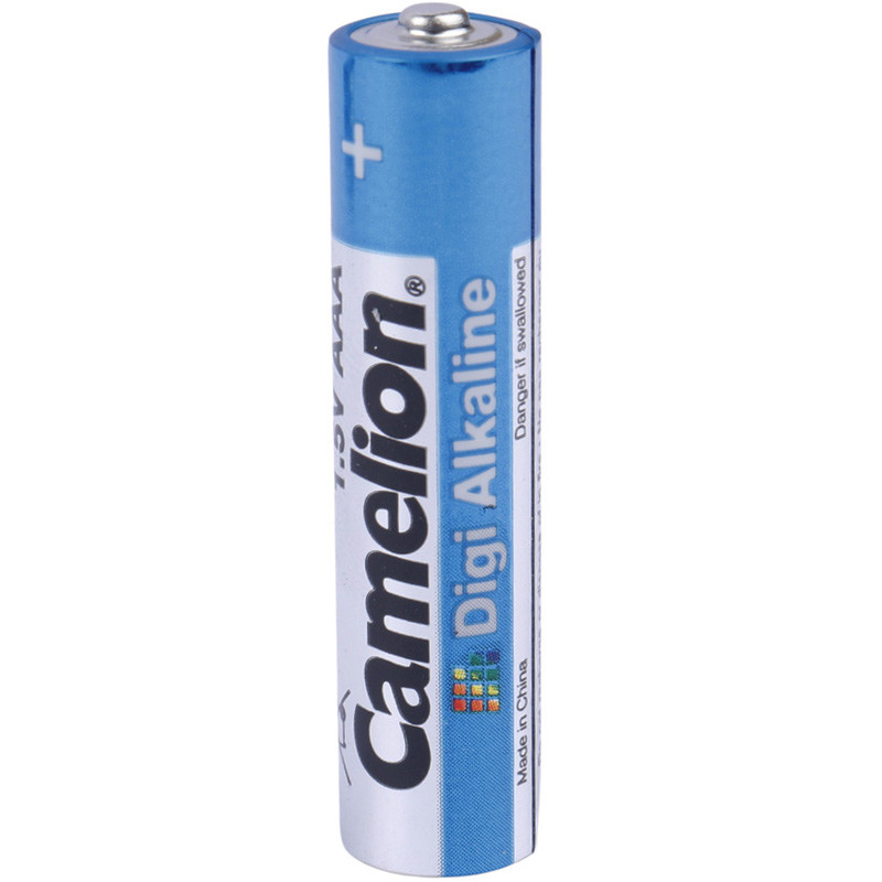 باتری نیم قلمی Camelion Digi Alkaline LR03 AM4 1.5V AAA بسته 12 عددی