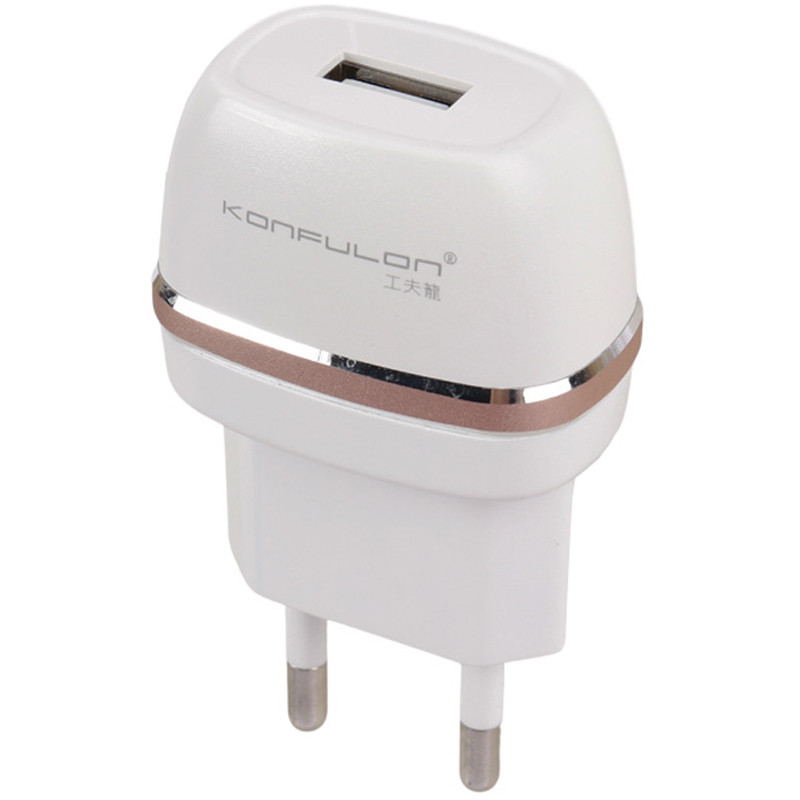 شارژر دیواری Konfulon C25 1A 5W + کابل میکرو یو اس بی