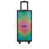 اسپیکر چمدانی بلوتوثی رم و فلش خور TSCO TS 1915 + میکروفون و ریموت کنترل
