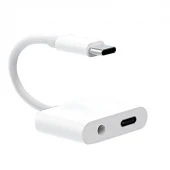 تبدیل هندزفری Caza K6 Type-C To Type-C / AUX 12Cm