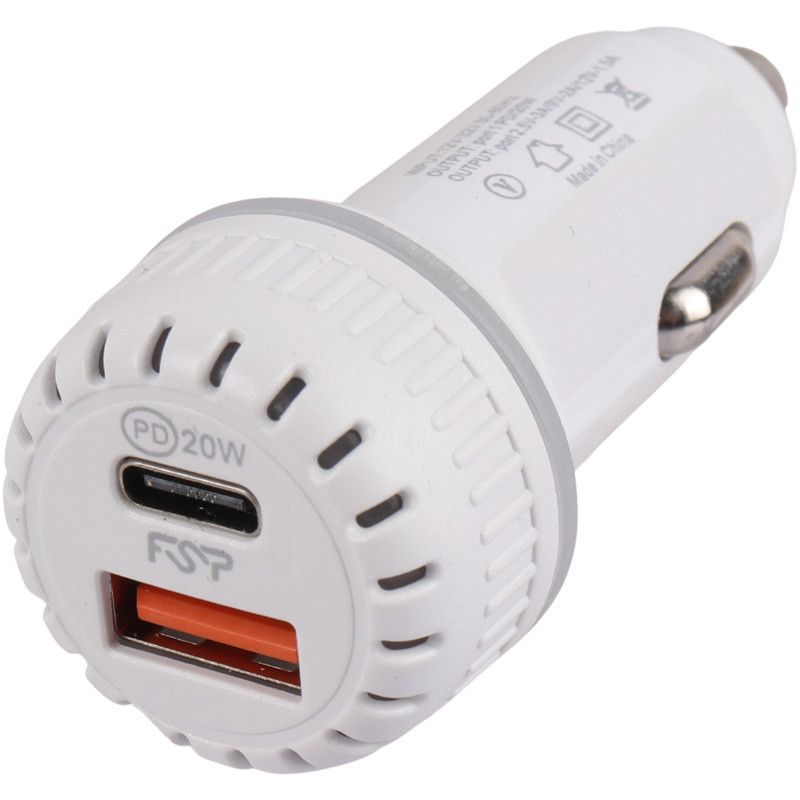 شارژر فندکی فست شارژ FSP C-07 3A PD 38W