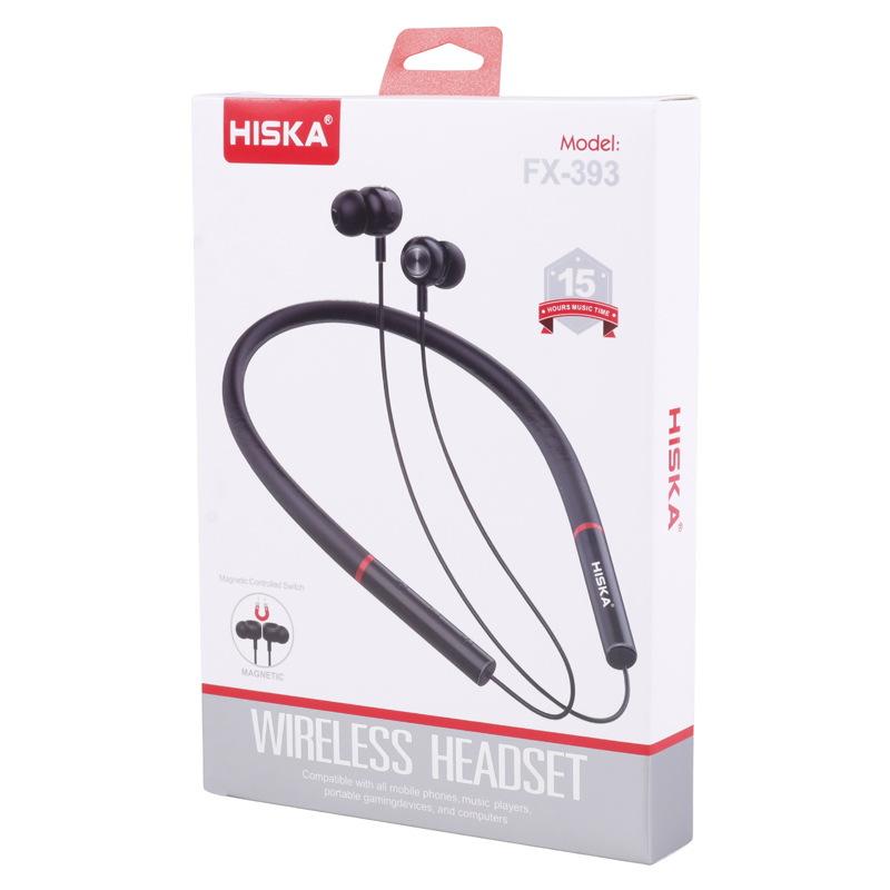 هندزفری بلوتوث دورگردنی Hiska FX-393