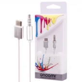 کابل تبدیل Oncomi J102 Type-C To AUX 1m