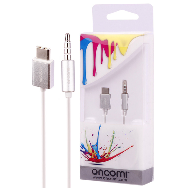 کابل تبدیل Oncomi J102 Type-C To AUX 1m