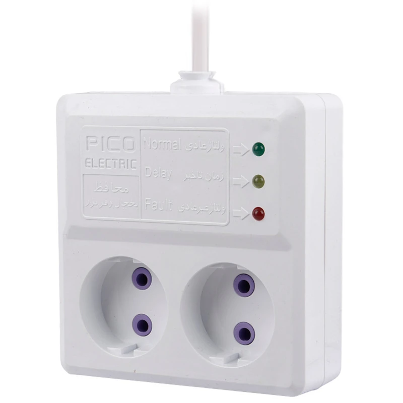 محافظ برق یخچال و فریزر 2 خانه پیکو الکتریک با کابل 3 متری