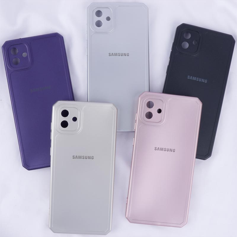 قاب متالیک ژله ای محافظ لنزدار Samsung Galaxy A04