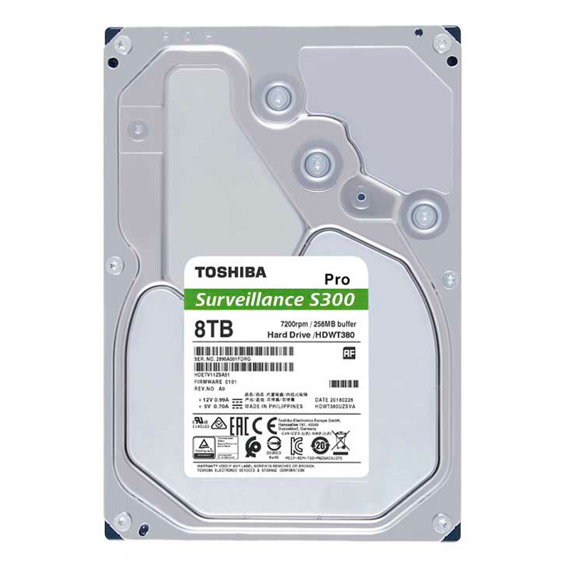 هارد اینترنال توشیبا Toshiba Surveillance S300 PRO 8TB