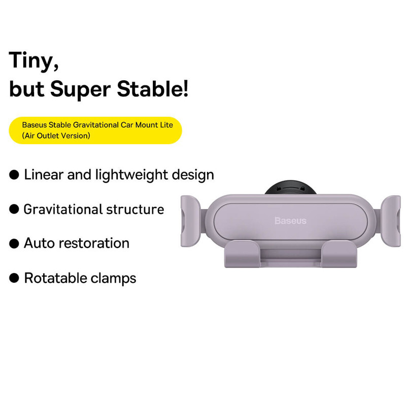 هولدر دریچه ای گیره ای Baseus Stable Gravitational Car Mount Lite SUWX01000