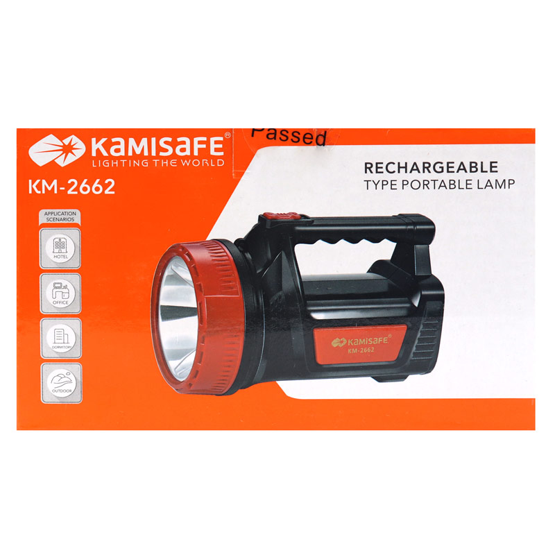چراغ قوه شارژی Kamisafe KM-2662