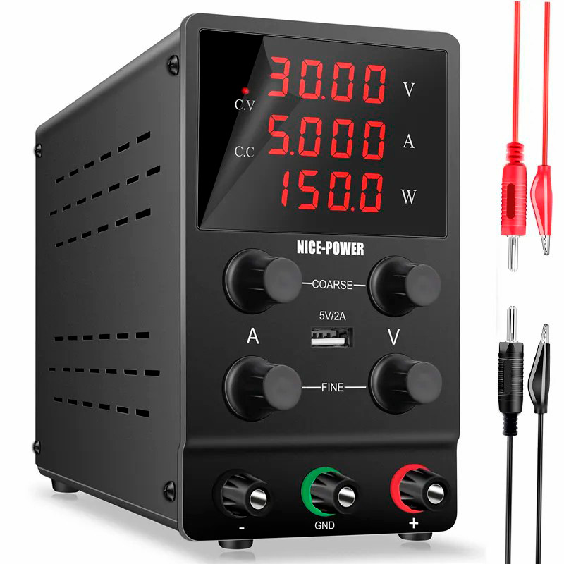 منبع تغذیه دیجیتال Nice-Power SPS-305 30V 5A