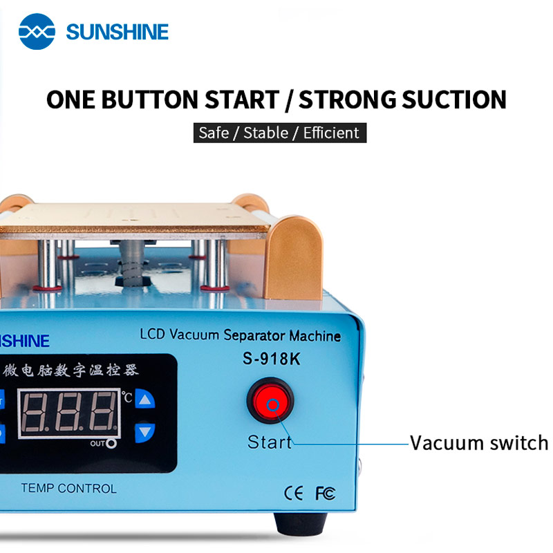 دستگاه جداکننده تاچ و ال سی دی Sunshine S-918K