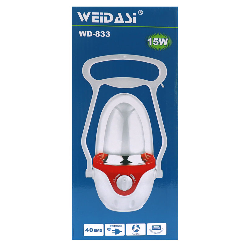 چراغ قوه فانوسی ویداسی WEIDASI WD-833