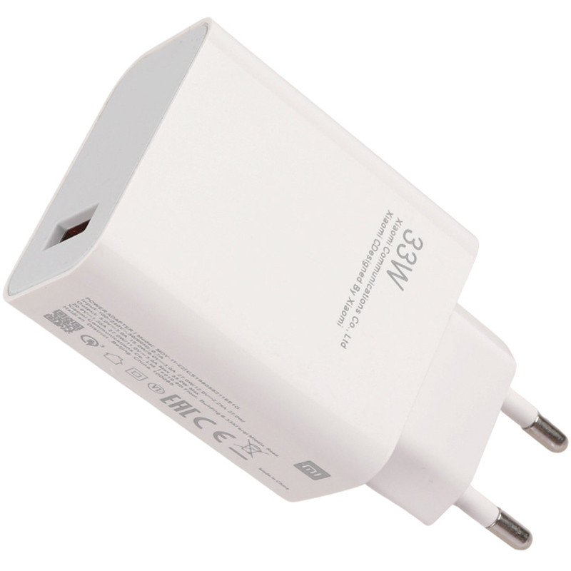 شارژر دیواری 33 وات شیائومی Note 10 MDY-11-EZ QC3.0 PD 3A + کابل تایپ سی