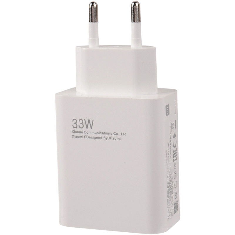 شارژر دیواری 33 وات شیائومی Note 10 MDY-11-EZ QC3.0 PD 3A + کابل تایپ سی