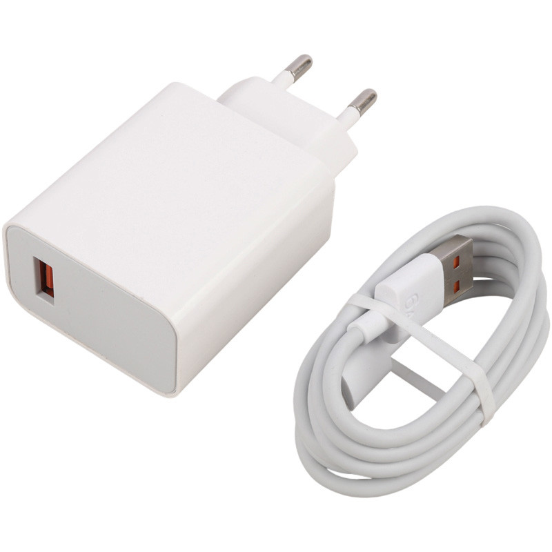 شارژر دیواری 33 وات شیائومی Note 10 MDY-11-EZ QC3.0 PD 3A + کابل تایپ سی