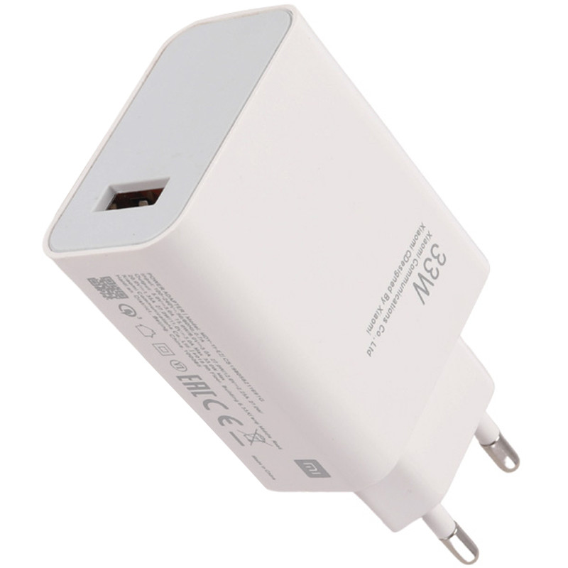 شارژر دیواری 33 وات شیائومی Note 10 MDY-11-EZ QC3.0 PD 3A + کابل تایپ سی