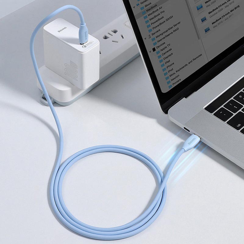 کابل تبدیل فست شارژ Baseus CAGD03010 Type-C to Type-C 5A 100W 2m