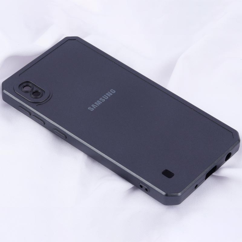 قاب متالیک ژله ای محافظ لنزدار Samsung Galaxy A10