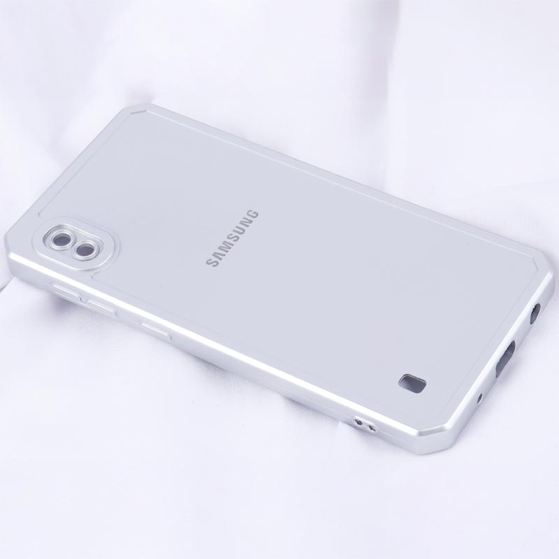 قاب متالیک ژله ای محافظ لنزدار Samsung Galaxy A10