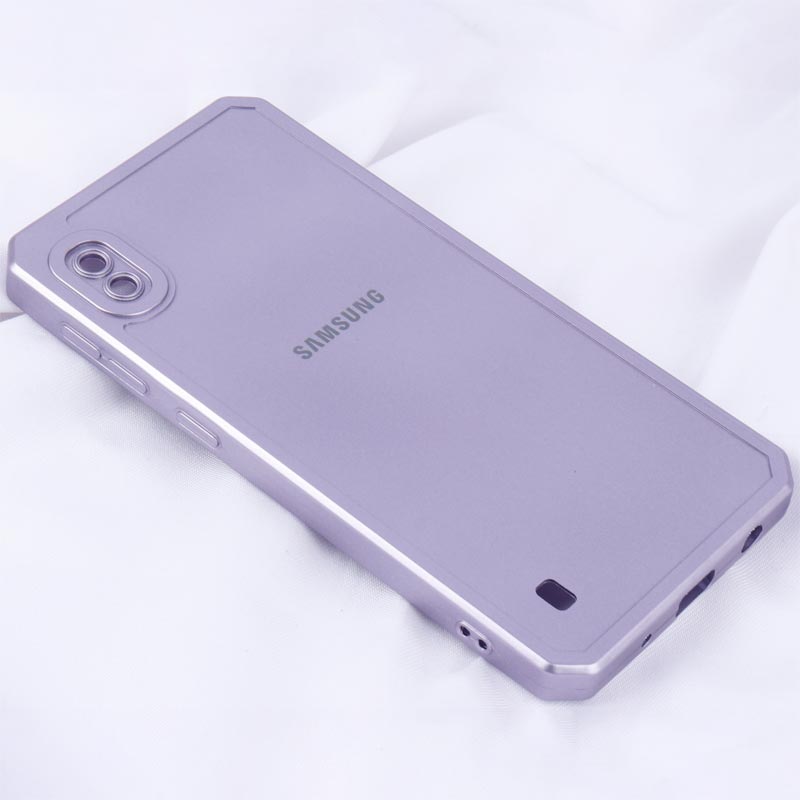 قاب متالیک ژله ای محافظ لنزدار Samsung Galaxy A10