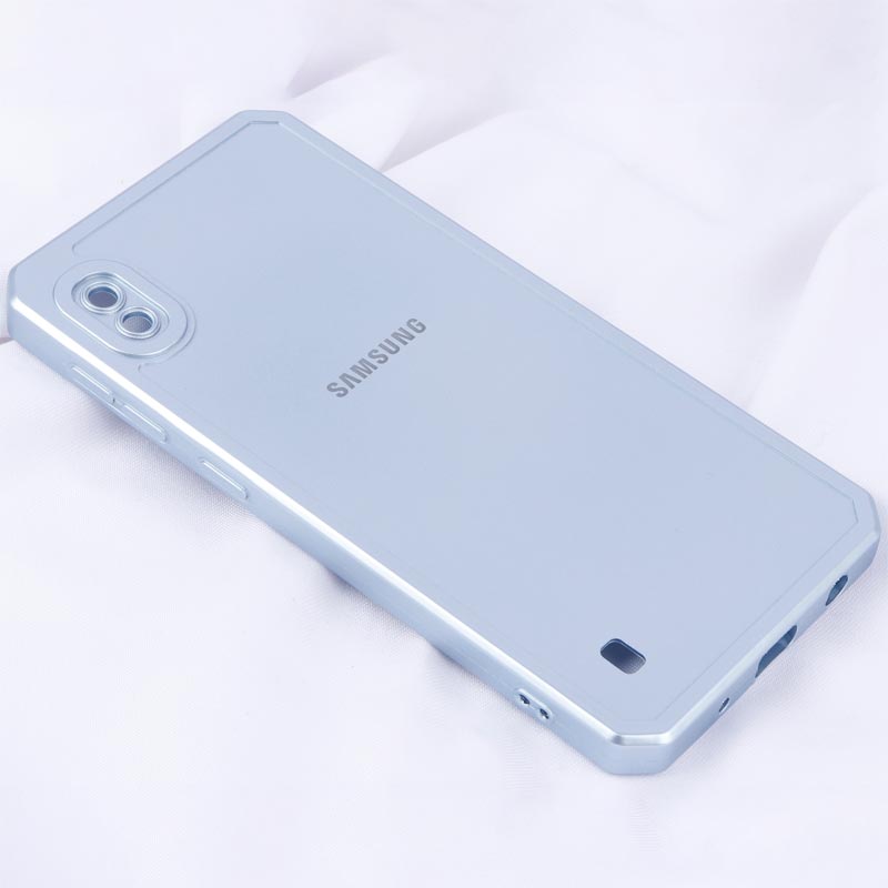 قاب متالیک ژله ای محافظ لنزدار Samsung Galaxy A10