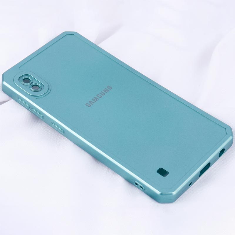 قاب متالیک ژله ای محافظ لنزدار Samsung Galaxy A10