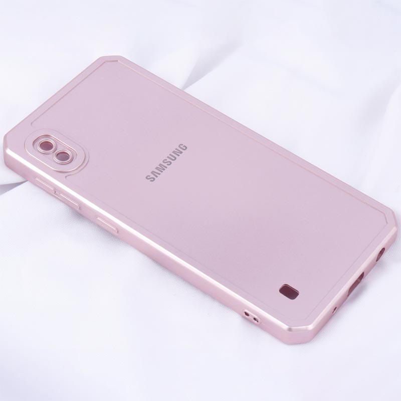 قاب متالیک ژله ای محافظ لنزدار Samsung Galaxy A10
