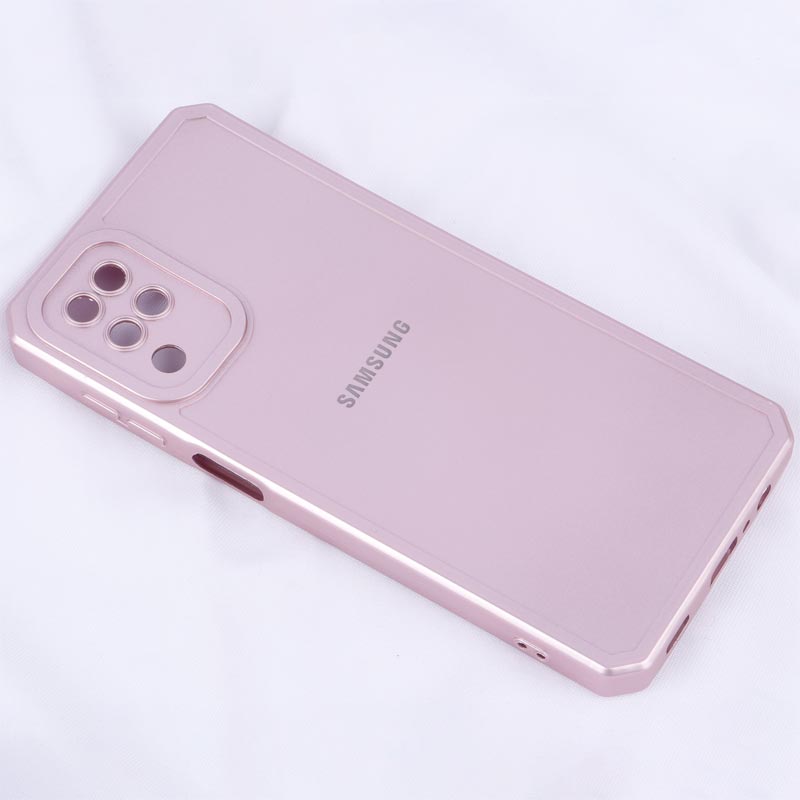 قاب متالیک ژله ای محافظ لنزدار Samsung Galaxy A12