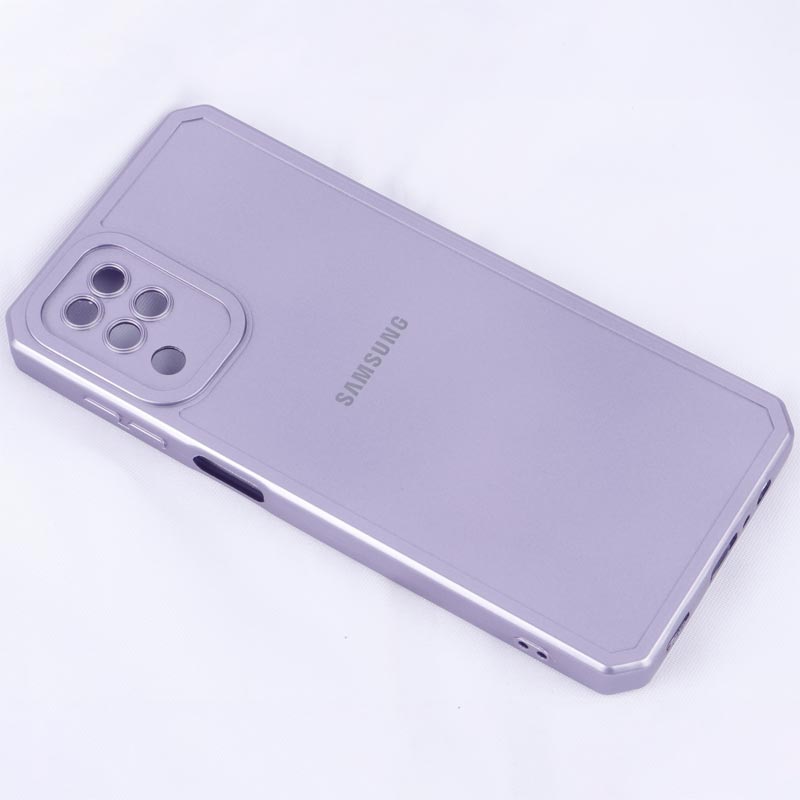 قاب متالیک ژله ای محافظ لنزدار Samsung Galaxy A12